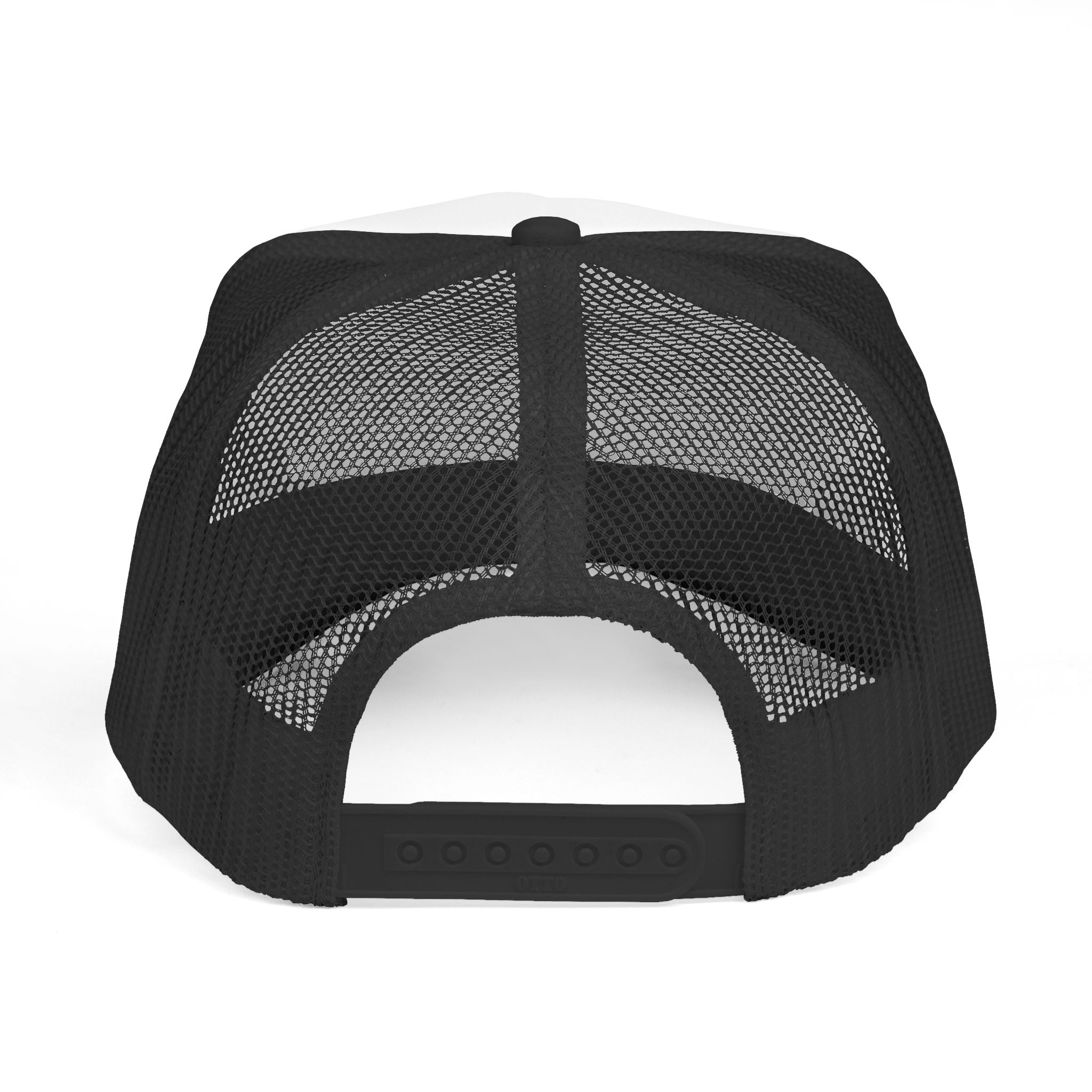 Trucker Cap — "Ghost Loop" Vintage Ghost Logo Mesh Hat